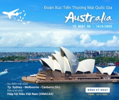 vinacas de xuat dieu chinh thoi gian to chuc doan giao dich thuong mai tai uc sang thang 9 2025