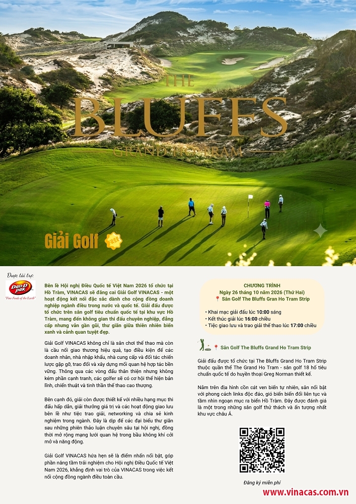 vinacas moi doanh nhan nganh dieu tham gia giai golf vinacas 2026   ket noi vuon tam cong dong dieu toan cau